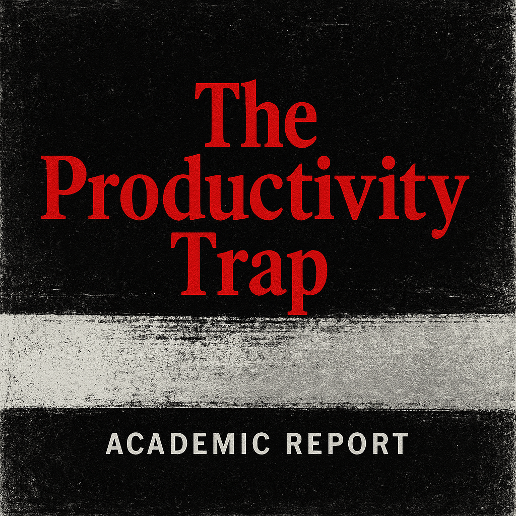 productivity trap and moving to wellness