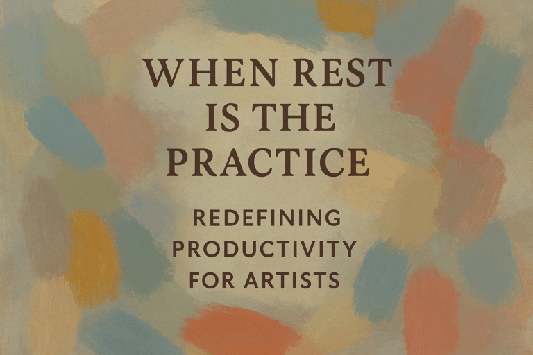 Rest is not the opposite of creativity — it’s part of the process.